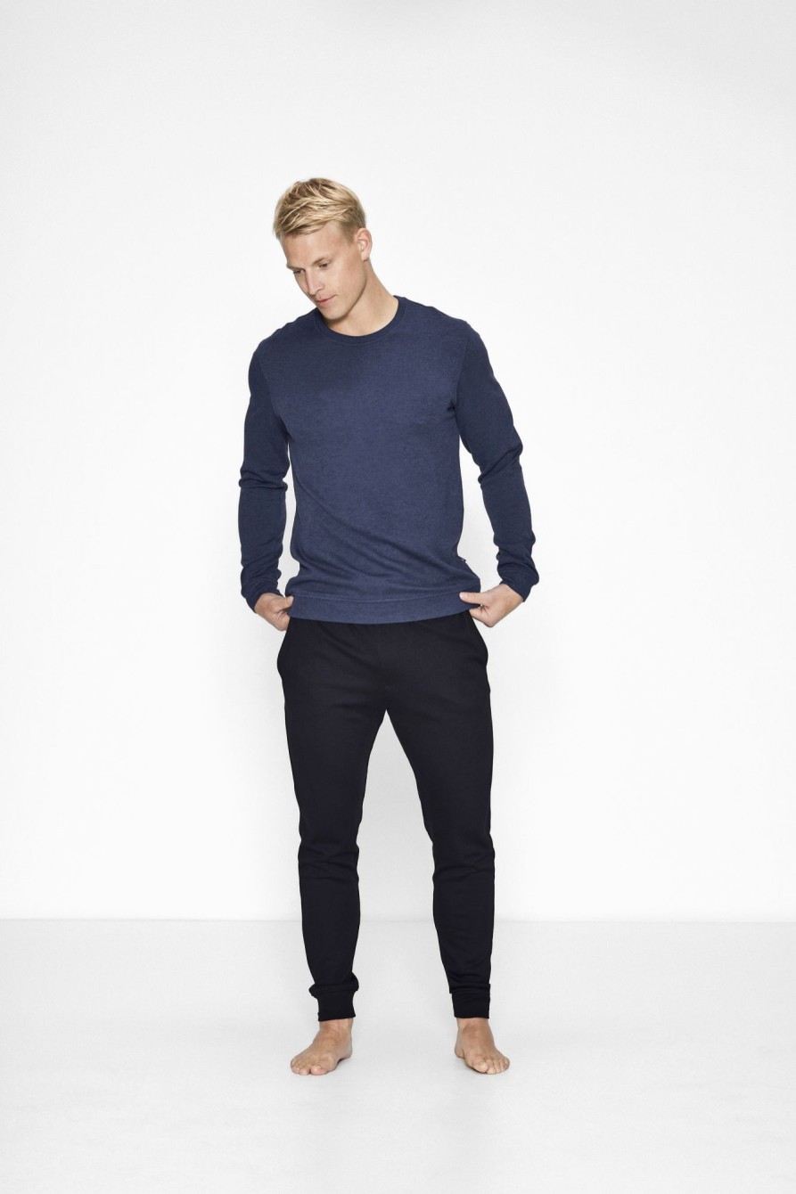 Mand JBS of Denmark Sweatshirts | Sweatshirt|Bambus|Marine