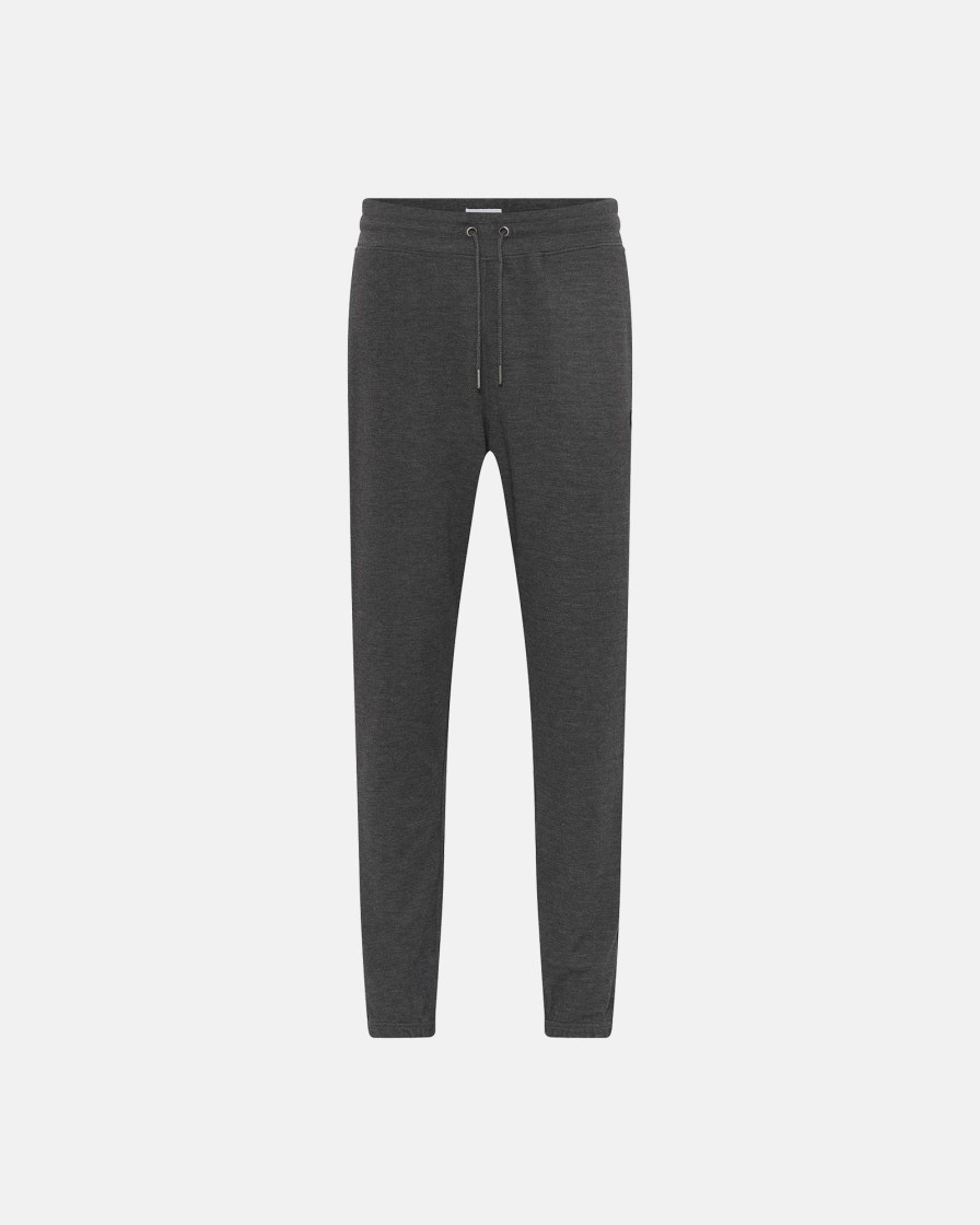 Mand JBS of Denmark Sweatpants | Sweatpants Med Badge|Bambus|Mork Gra