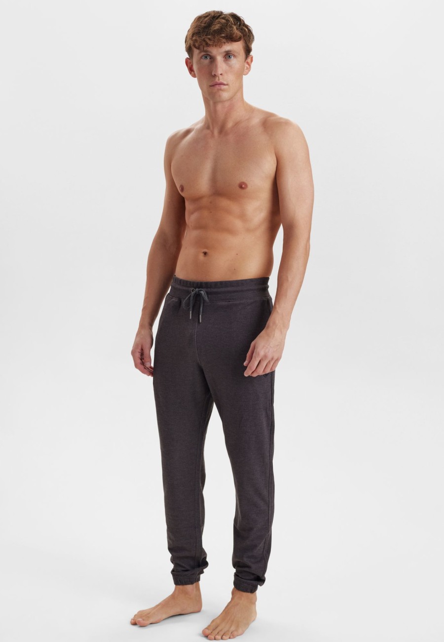 Mand JBS of Denmark Sweatpants | Sweatpants Med Badge|Bambus|Mork Gra