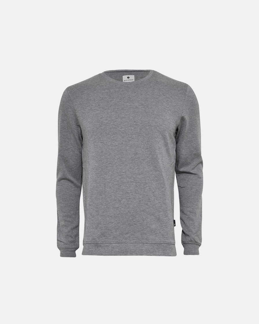 Mand JBS of Denmark Sweatshirts | Sweatshirt|Bambus|Lys Gra