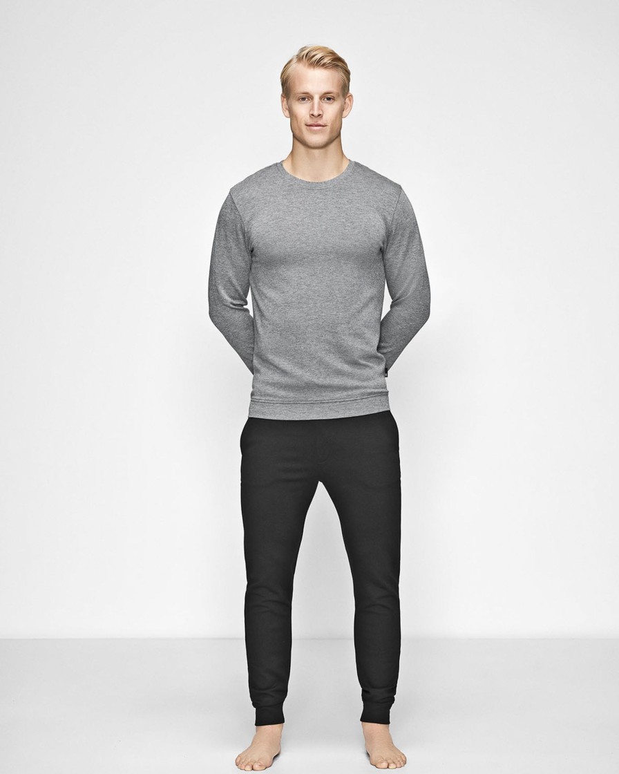 Mand JBS of Denmark Sweatshirts | Sweatshirt|Bambus|Lys Gra