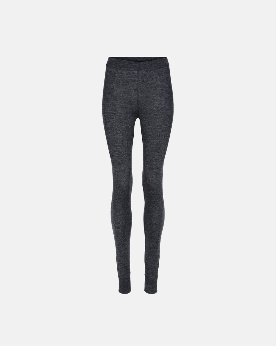 Kvinde JBS of Denmark Leggings | Leggings|Okologisk Uld|Mork Gra