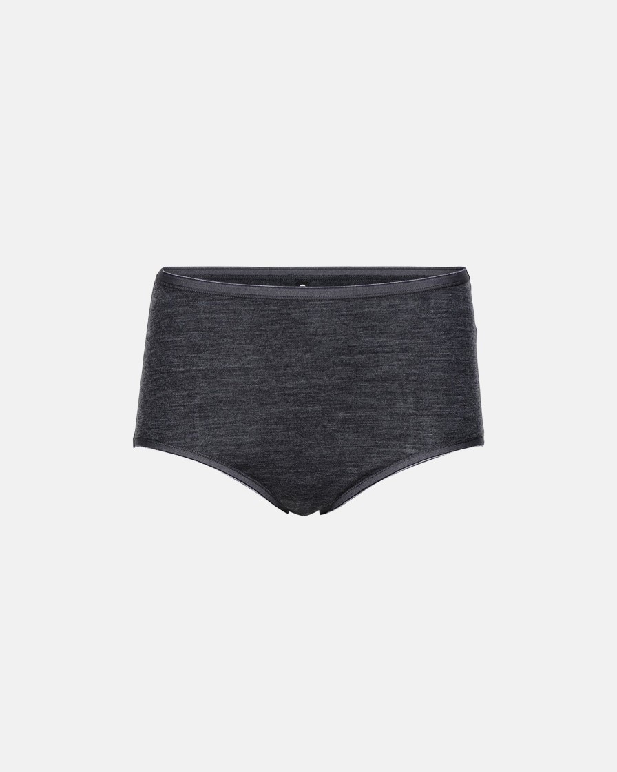 Kvinde JBS of Denmark Trusser | Maxi Brief|Okologisk Uld|Mork Gra