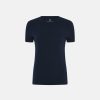 Kvinde JBS of Denmark T-Shirts | T-Shirt O-Hals|Bambus|Navy