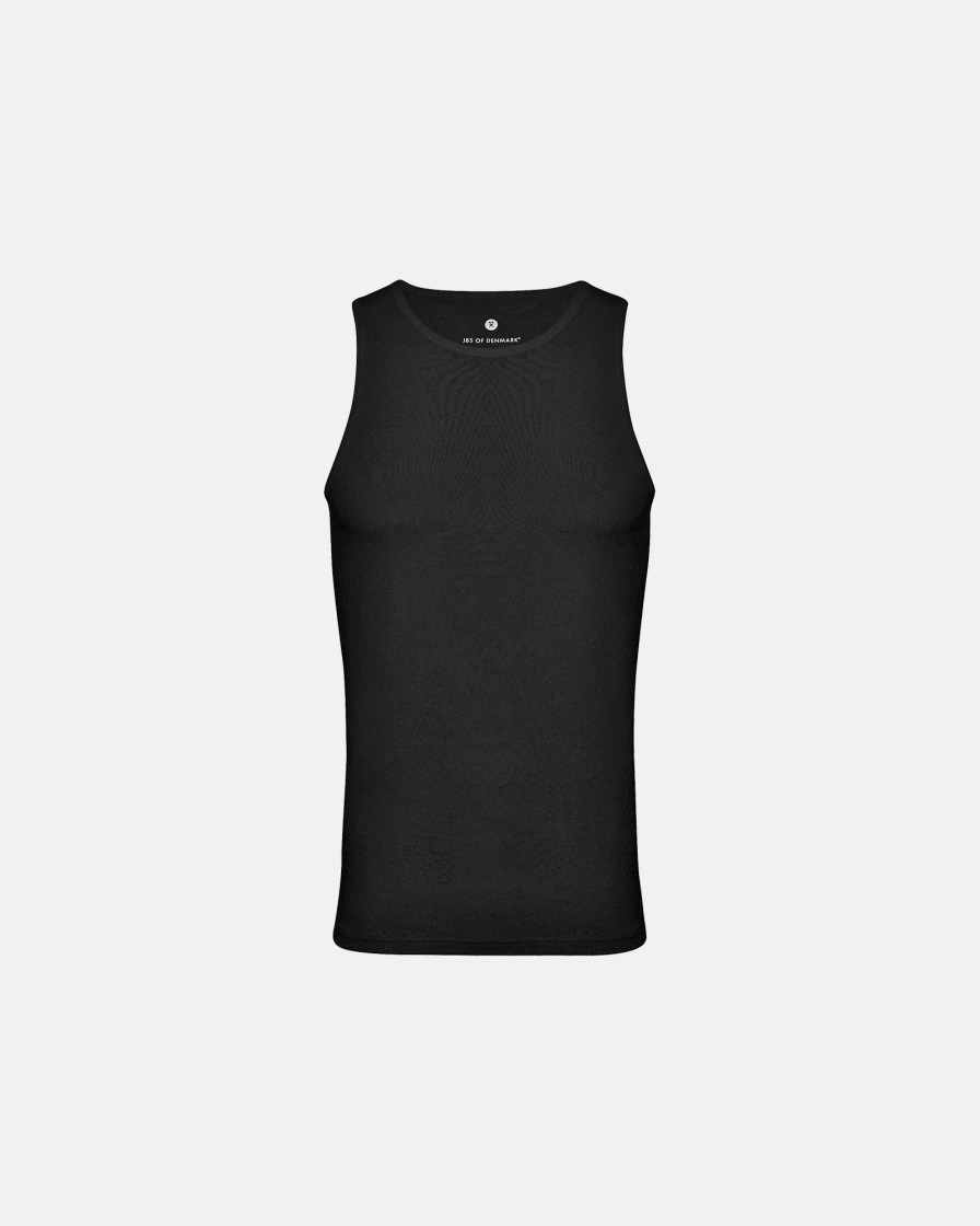 Mand JBS of Denmark Undertrojer | Tank-Top (Singlet)|Bambus|Sort