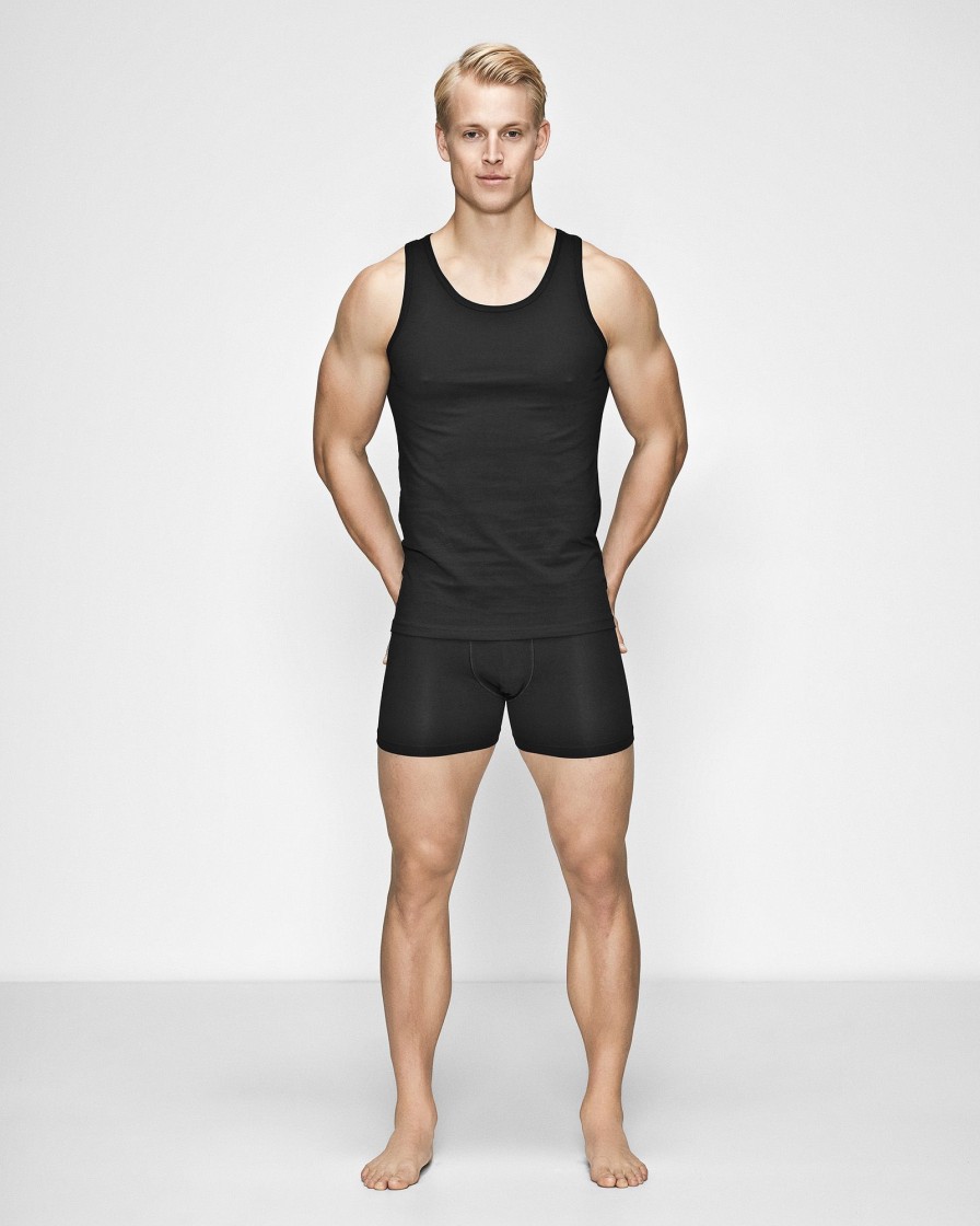 Mand JBS of Denmark Undertrojer | Tank-Top (Singlet)|Bambus|Sort