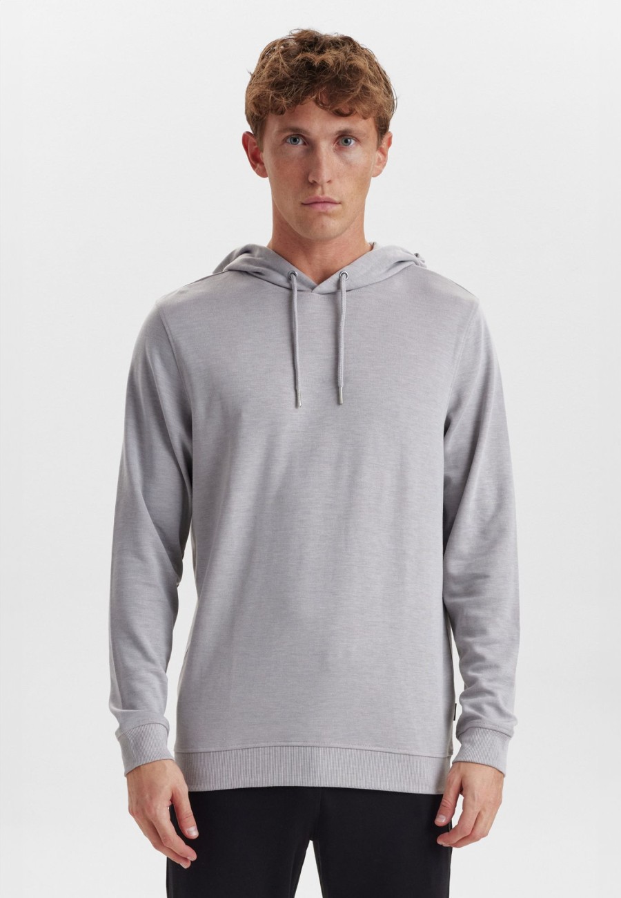 Mand JBS of Denmark Hoodies | Sweat Hoodie Med Logo|Bambus|Gra